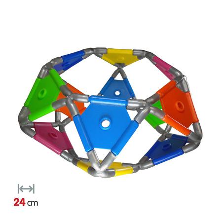 Quebra-cabeça Edulig Puzzle 3D Bola 5 - 90 peças e conexões - 6 cores -  Edulig, Kits pedagógicos e lúdicos, Puzzles 3D