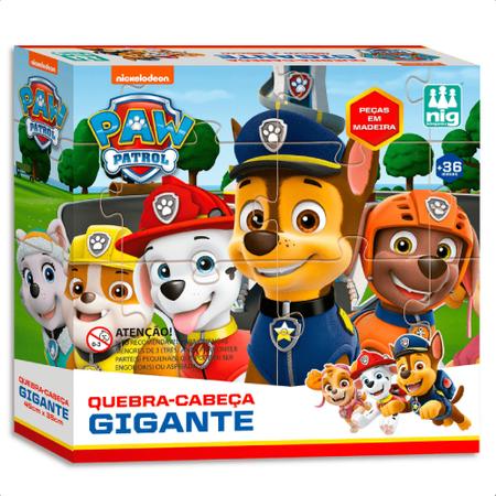 Jogo de Quebra-Cabeça da Patrulha Canina videos para crianças de Brinquedos Quebra  Cabeça infantil 