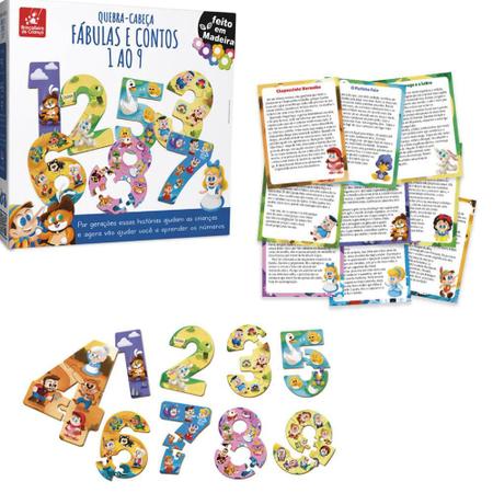 Box Infantil Livros Divertidos + Quebra Cabeça Educativo Cartonado Jogos  Aventuras Histórias Ler E Brincar Em Português Culturama