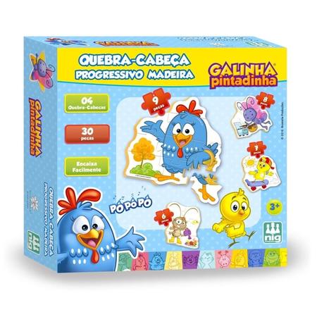 Jogo Quebra Ovo Ovinhos Galinha Infantil Menino Menina + Nf - Art Brink -  Quebra Cabeça - Magazine Luiza