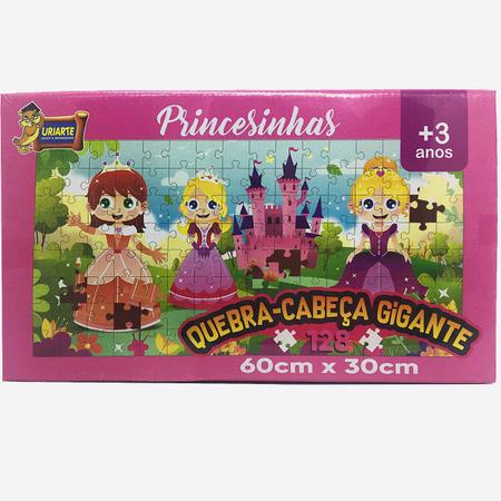 Quebra-cabeça Gigante 128 peças Princesas Uriarte - Quebra-Cabeça -  Magazine Luiza
