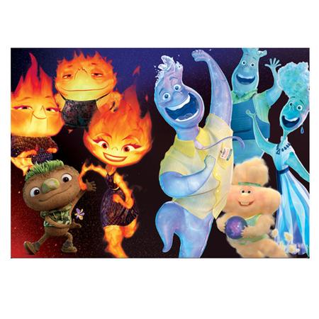 Quebra-cabeça Grandão 120 peças - Elemental - Pixar -Disney - Toyster - Quebra  Cabeça - Magazine Luiza