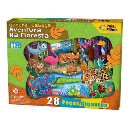 Kit 3 Quebra Cabeças - Aventuras - 60 Peças Cada - Akikola