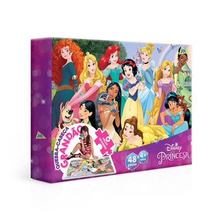 Quebra-Cabeça Grandão 48 Peças - Princesas Disney - Toyster - MP