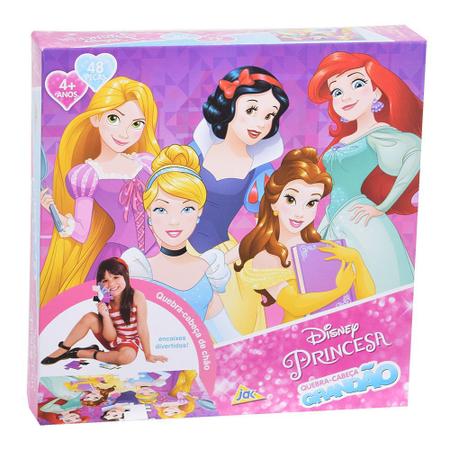 Quebra-Cabeça Grandão - Princesas Disney - 48 Peças - Toyster