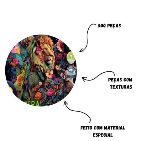 IA Biosfera- Quebra-cabeça 500 peças - Toyster Brinquedos - Toyster