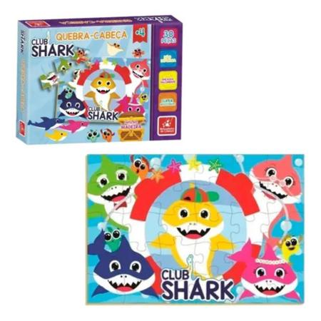 Quebra Cabeça 30 pçs - Club Shark : : Brinquedos e Jogos