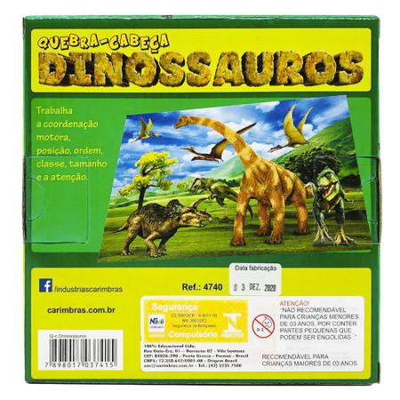 Quebra-Cabeça personalizado Dinossauro