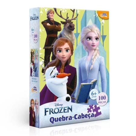 Imagem de Quebra-cabeça Infantil Disney Frozen 100 peças - Toyster