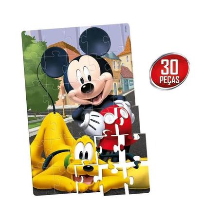 Imagem de Quebra-Cabeça Infantil Disney Mickey - 30 peças - Toyster