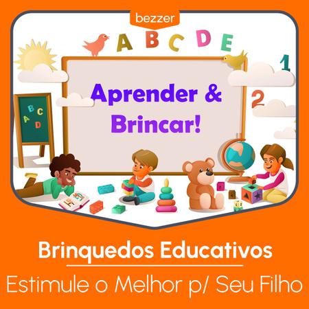 Brinquedo Educativo Quebra Cabeça Infantil Bebes Madeira