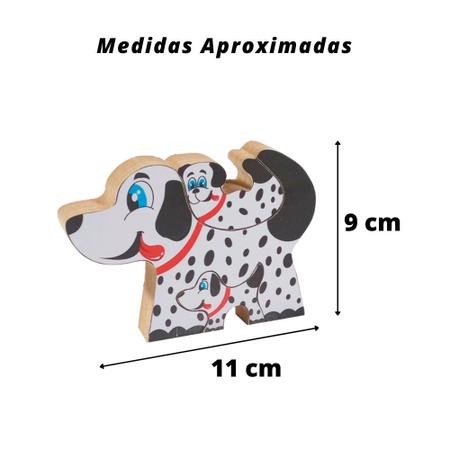Quebra Cabeça Em Madeira - Puzzle - Cachorro