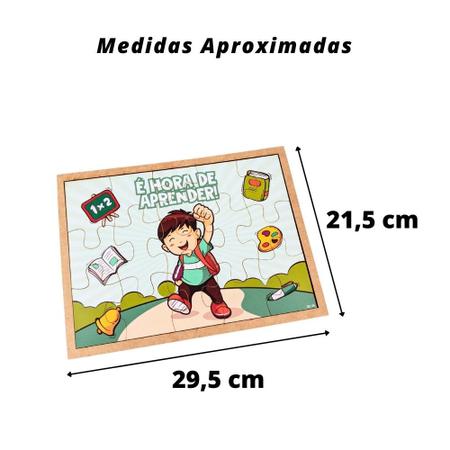 Jogo Quebra Cabeça Educativo Infantil Em Madeira MDF Jóquei - Maninho - Quebra  Cabeça - Magazine Luiza