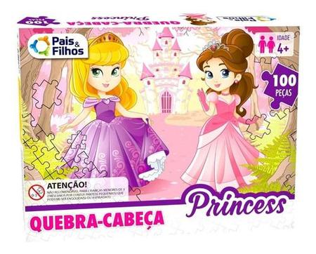 Jogo Quebra Cabeça Infantil Princesas 28 Peças Grandes - Pais e Filhos -  Quebra-Cabeça - Magazine Luiza