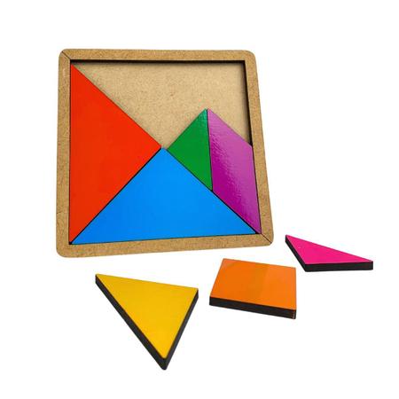 Hohopeti 1 Conjunto Quebra-cabeça De Blocos De Favo De Mel Jogo De Lógica  Brinquedo Quebra-cabeça Tangram Brinquedo De Haste Brinquedos Infantis Pré