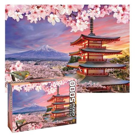 Novo Quebra Cabeça Puzzle Monte Fuji 5000 Peças Grow 03464 - Quebra Cabeça  - Magazine Luiza