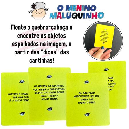 Quebra-Cabeça e Jogo - Menino Maluquinho — Banca Kids