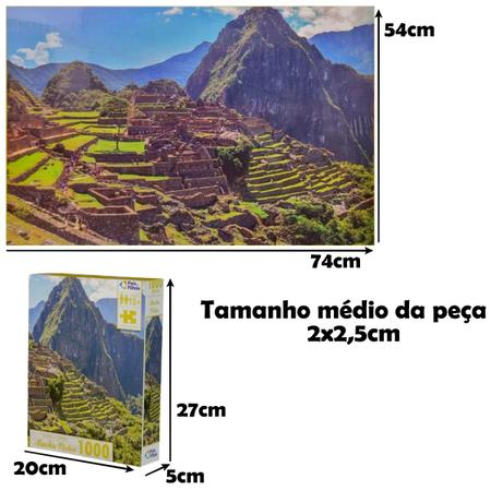 Lhama em Machu Picchu - Quebra-Cabeça - Geniol