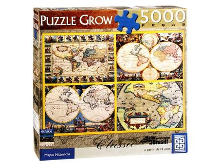 Preços baixos em Mapas Great American Puzzle Factory Quebra-cabeças  Contemporâneos