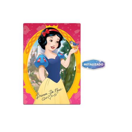 Imagem de Quebra Cabeça Metalizado Branca de Neve 200 Peças - Toyster