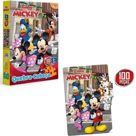 Quebra Cabeça Mickey 100 peças Hasbro - Loja EBEG