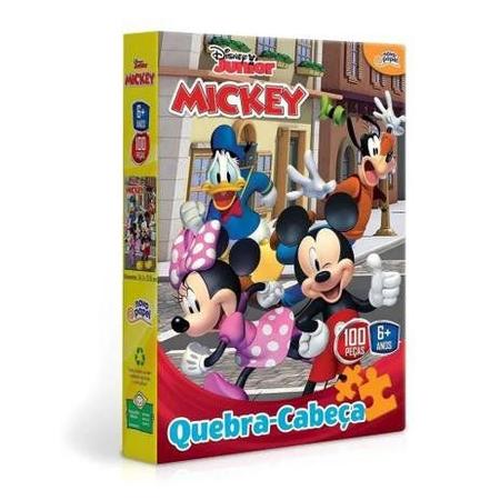 Brinquedo Infantil Quebra-Cabeça Mickey Toyster