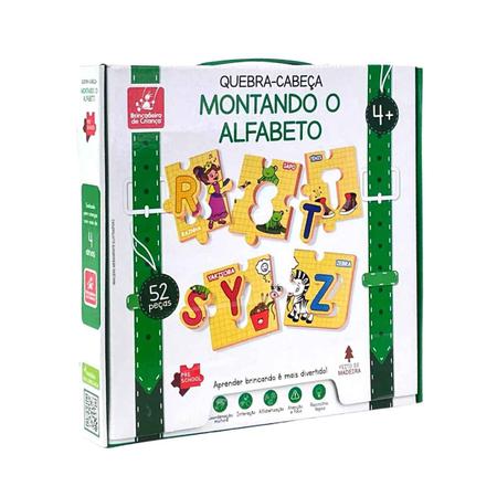 Puzzle de madeira – ABC Escolar