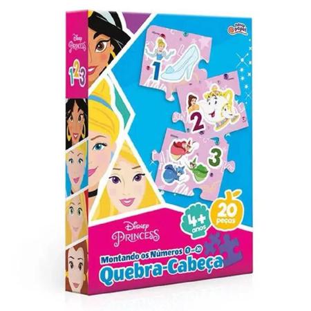 Montando os Números: 1 ao 20 - Quebra-cabeça Educativo - Toyster Brinquedos