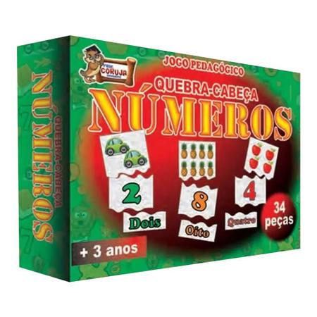 Jogo Quebra Cabeça Números (Uriarte)