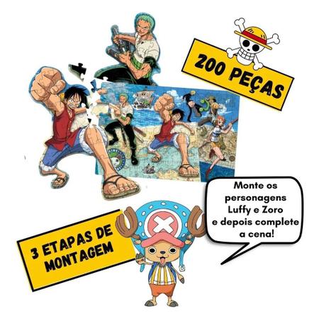 Quebra-Cabeça One Piece 200 Peças Elka - 1225