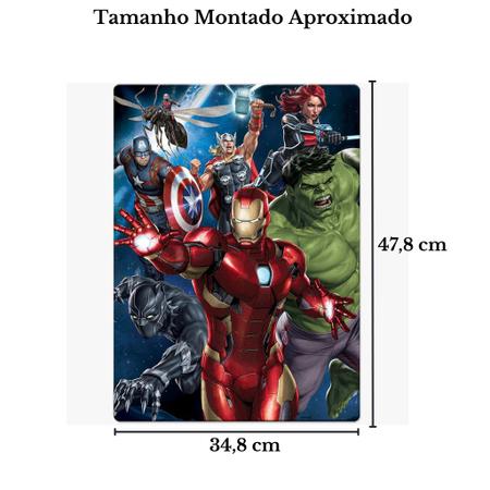 Imagem de Quebra - Cabeça Os Vingadores 500 Peças Edição Especial 3119 - Toyster
