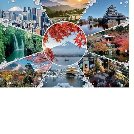 Quebra Cabeça Paisagens Do Japão 6000 Peças Grow - Quebra-Cabeça