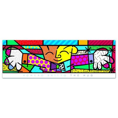 Imagem de Quebra-Cabeça Panorama - 500 Peças - Romero Britto - The Hug - Grow