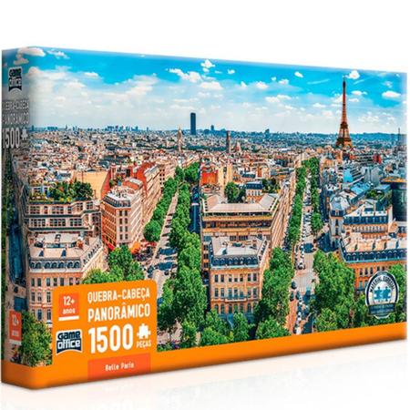 Quebra Cabeça Torre Eiffel Paris França Puzzle 500 Peças Jogos Toia -  Puzzles - Quebra-Cabeça - Magazine Luiza