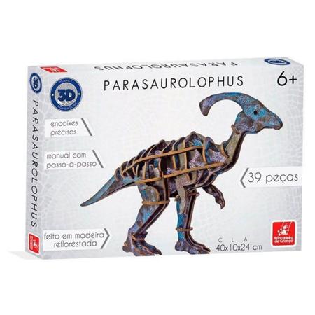 Imagem de Quebra Cabeça Planet Adventure Parasaurolophus 3D - Brincadeira De Criança