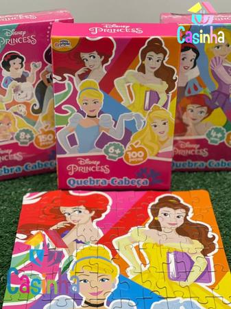 Quebra-Cabeça Princesas 100 Peças 8007 Toyster - Quebra Cabeça