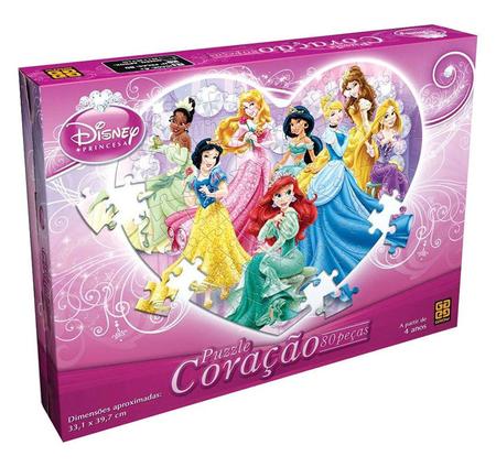 QUEBRA CABEÇA GROW PRINCESAS DISNEY NA LATA - Loja Online de Brinquedos e  Variedades