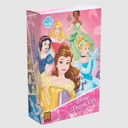 Jogo de quebra cabecas das princesas da disney 63 pecas - ETITOY - Quebra  Cabeça - Magazine Luiza