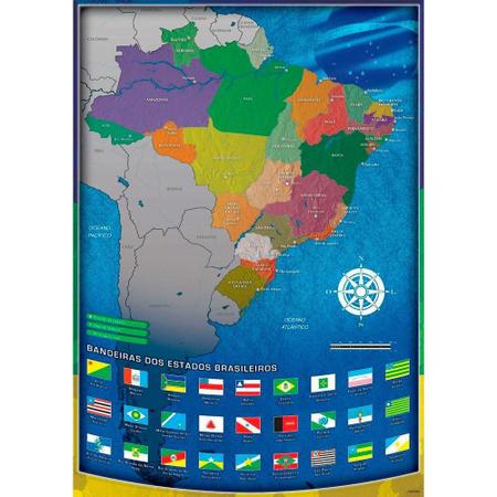 Quebra Cabeça Mapa do Brasil Grow - News Center Online - newscenter