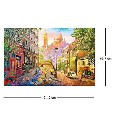 Imagem de Quebra Cabeça Puzzle 3000 Peças Montmartre Grow