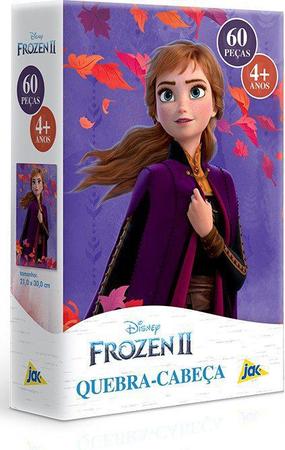 Quebra-Cabeça Puzzle 60 Peças - Frozen II - Anna - Toyster