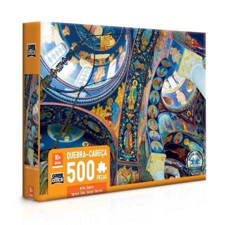 Quebra Cabeça Puzzle Arte Sacra 500 Peças 2842 - Toyster - Quebra Cabeça -  Magazine Luiza