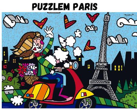 Imagem de Quebra - Cabeça Puzzle Grow Romero Britto Paris  1000 peças