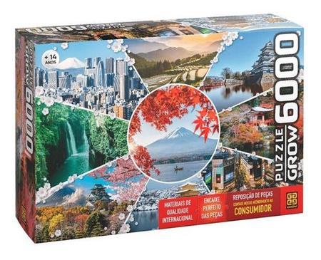 Quebra Cabeça Puzzle Paisagens Do Japão 6000 Peças Grow - Quebra