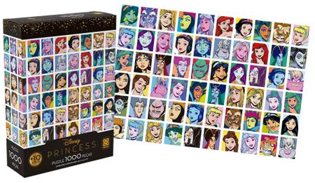 Disney princesa quebra-cabeça quebra-cabeças rapunzel e pascal jogos  puzzles disney amigos design exclusivo grande