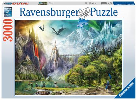 Imagem de Quebra-cabeça Ravensburger Reign of Dragons 3000 peças