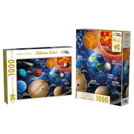 Jogo Quebra Cabeça Sistema Solar 108 Peças - Bom Preço Magazine