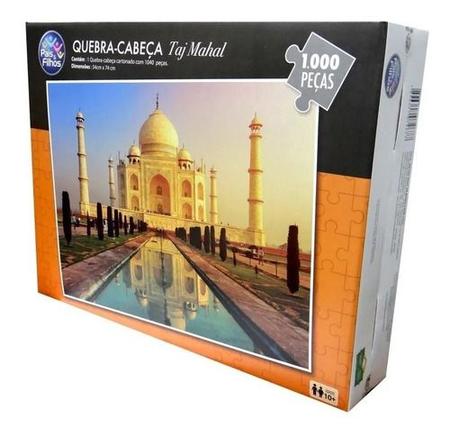 Jogo Quebra - Cabeça do Taj Mahal 1000 Peças Para Montar na Americanas  Empresas