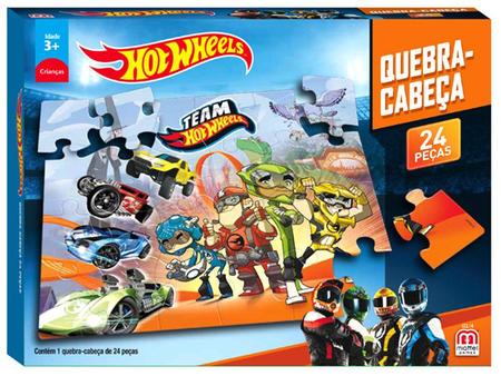 Jogo da Memória Hot Wheels 24 Peças + Quebra Cabeça Hot Wheels - Real  Brinquedos