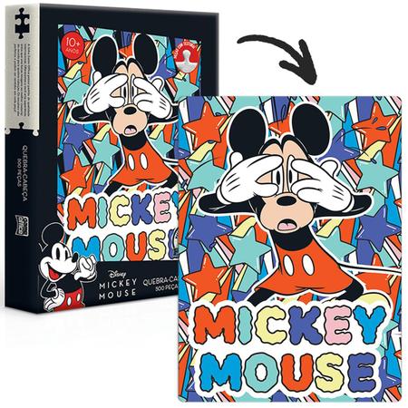 Quebra-cabeça Mickey Mouse 500 peças - Importados Lili